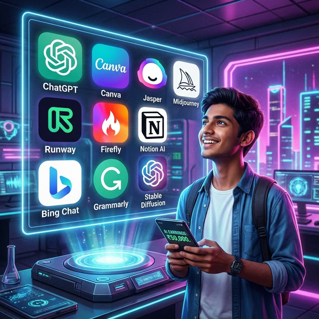 Top 10 AI Tools Students Can Use to Earn Real Money Online in 2026